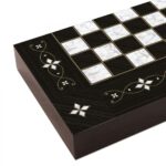 Jeu de Backgammon de luxe avec motif antique_2